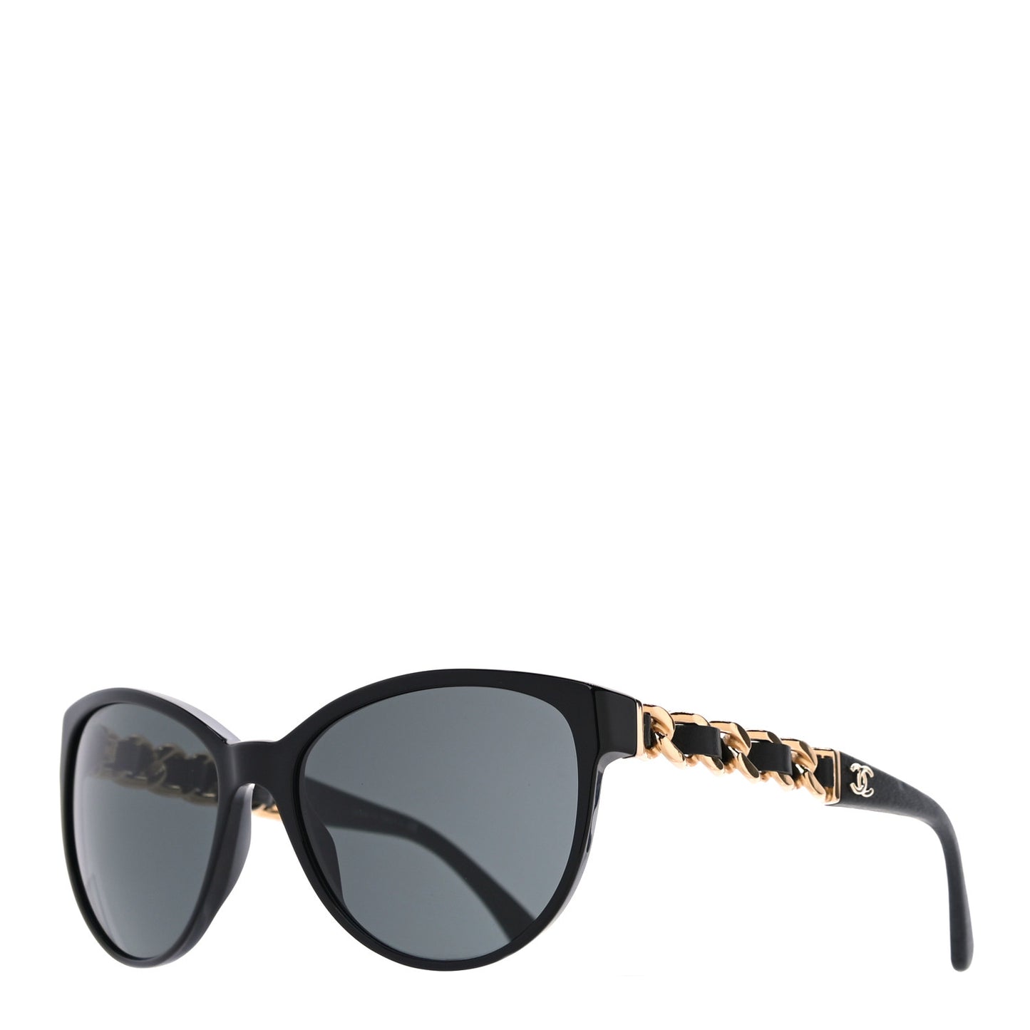 CC Chain Sunglasses 5215Q Black
