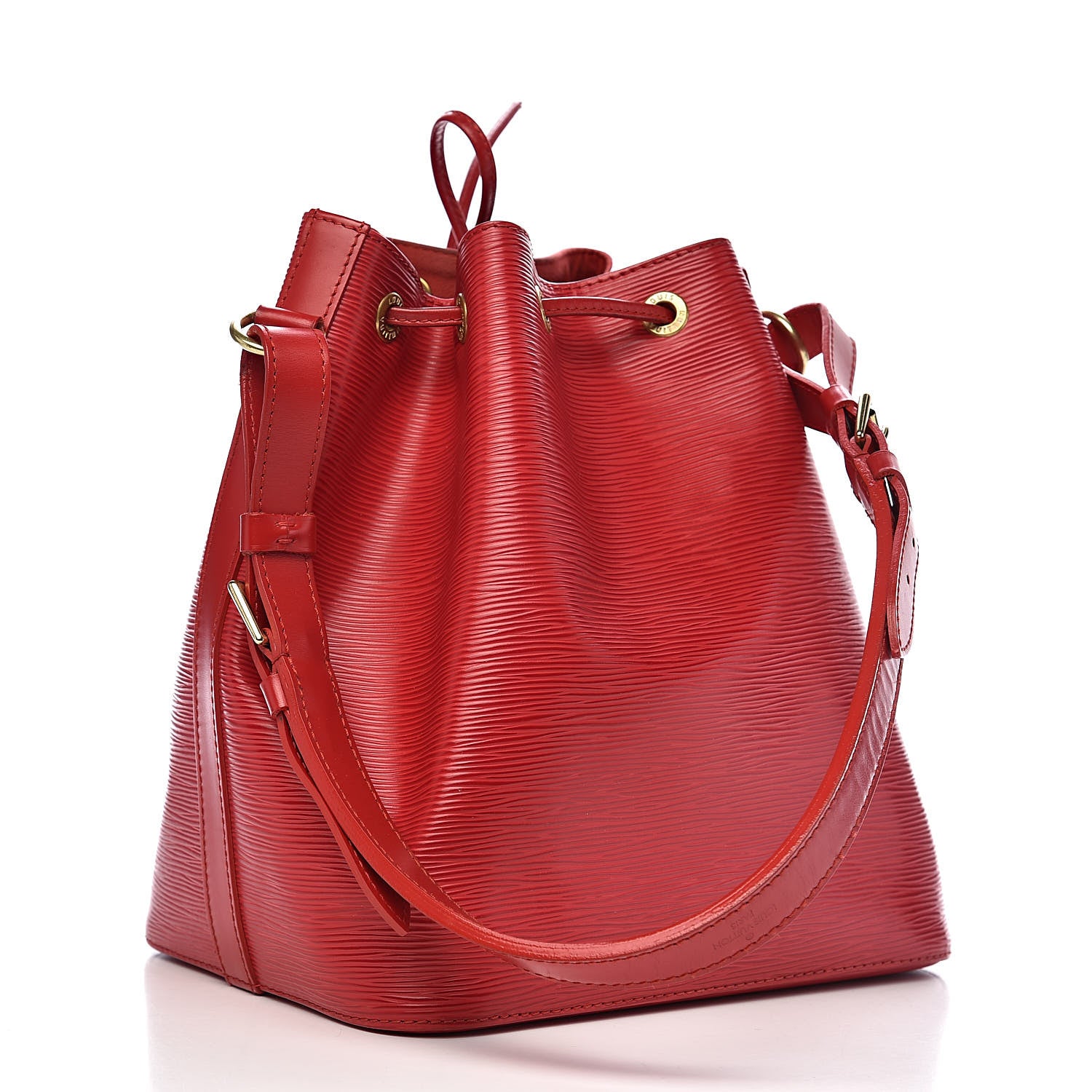 Louis Vuitton Epi Petit Noe Castillan Red 3 of 12