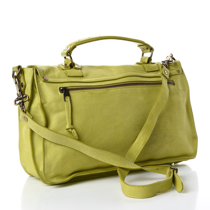 Proenza Schouler Lambskin Medium PS1 Satchel Citron 3 of 19