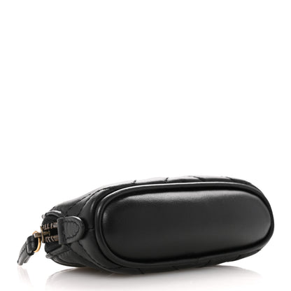 Gucci Calfskin Matelasse GG Marmont Key Pouch Black 4 of 7