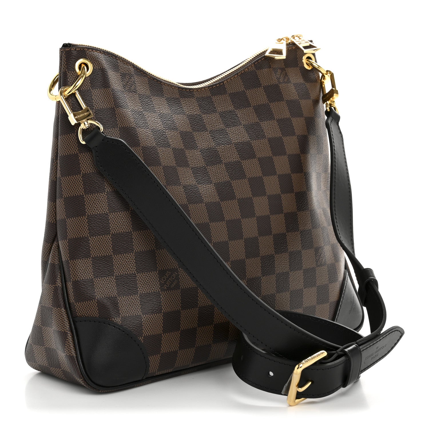 Louis Vuitton Damier Ebene Odeon MM Black 3 of 10