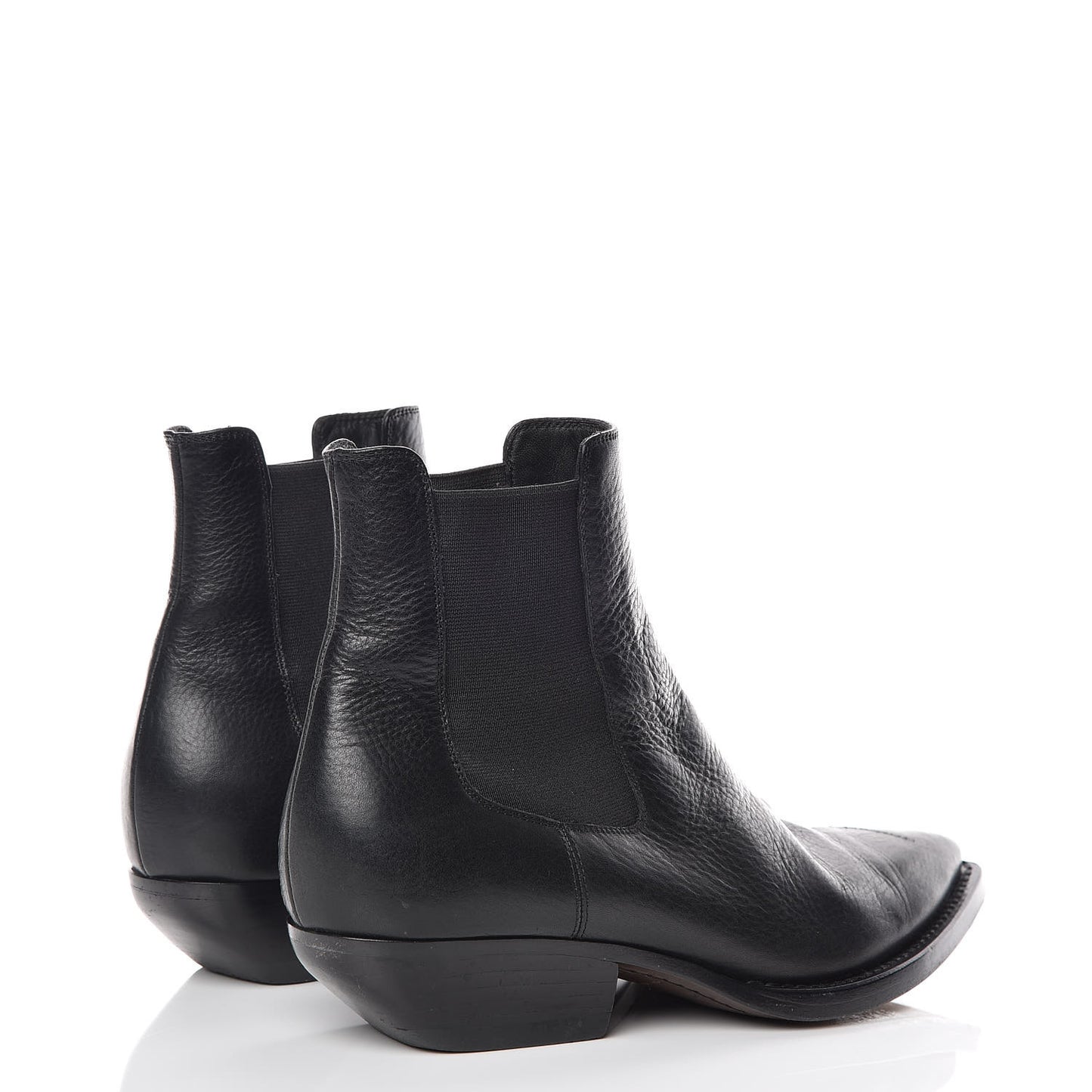 Calfskin Theo Chelsea Ankle Boots 36.5 Black