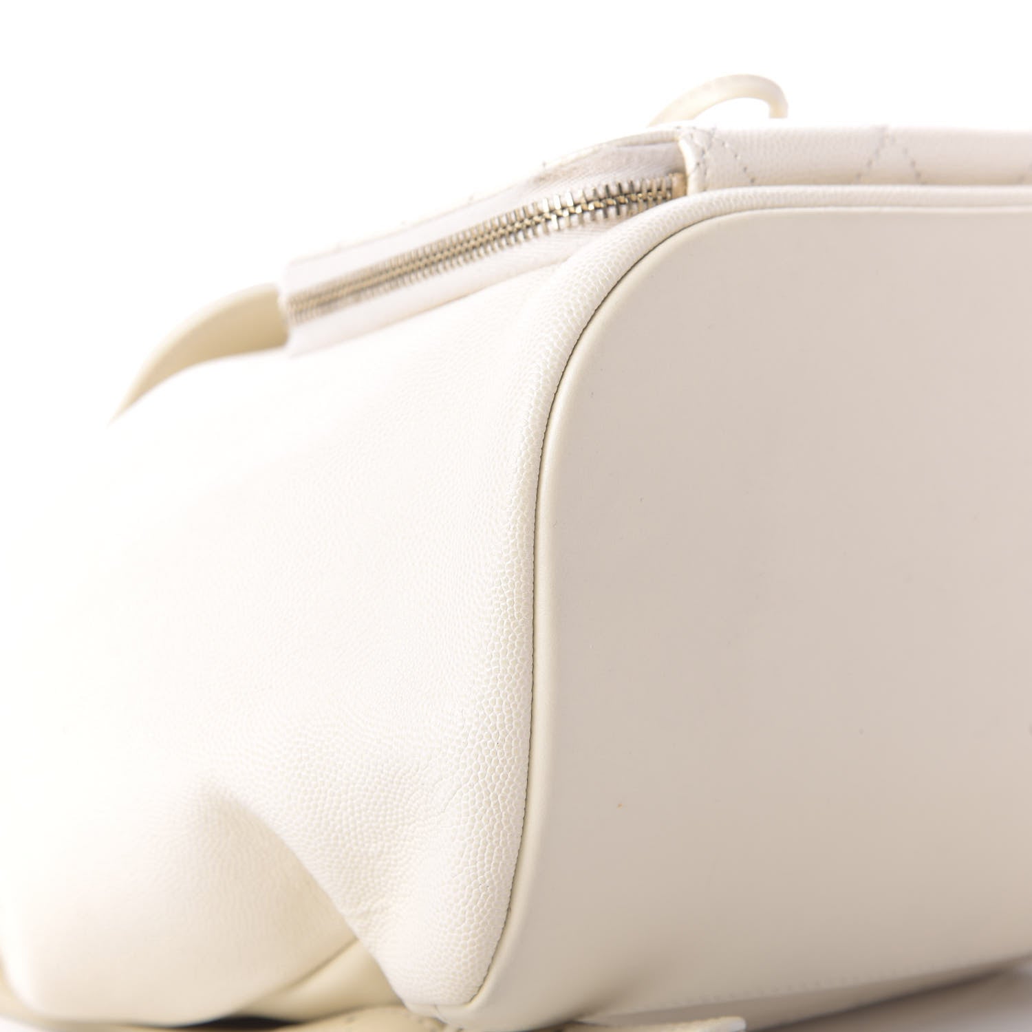 Chanel Caviar Quilted Business Affinity Backpack White 5 of 10