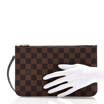 Louis Vuitton Damier Ebene Neverfull MM GM Pochette 2 of 8
