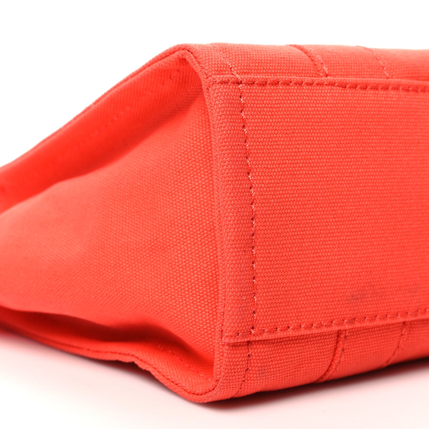Cotton Canvas Mini The Traveler Tote Bag Red