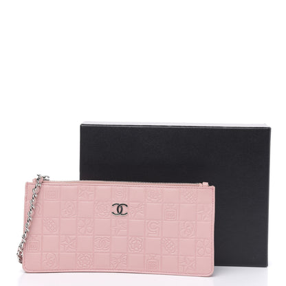 Chanel Lambskin Precious Symbols Pochette Pink 13 of 13