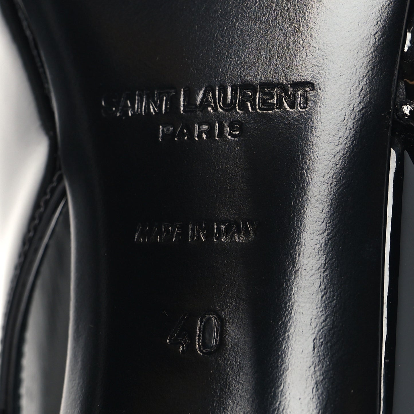 Vernice Gloss Dune 110 Slingback Pumps 40 Black