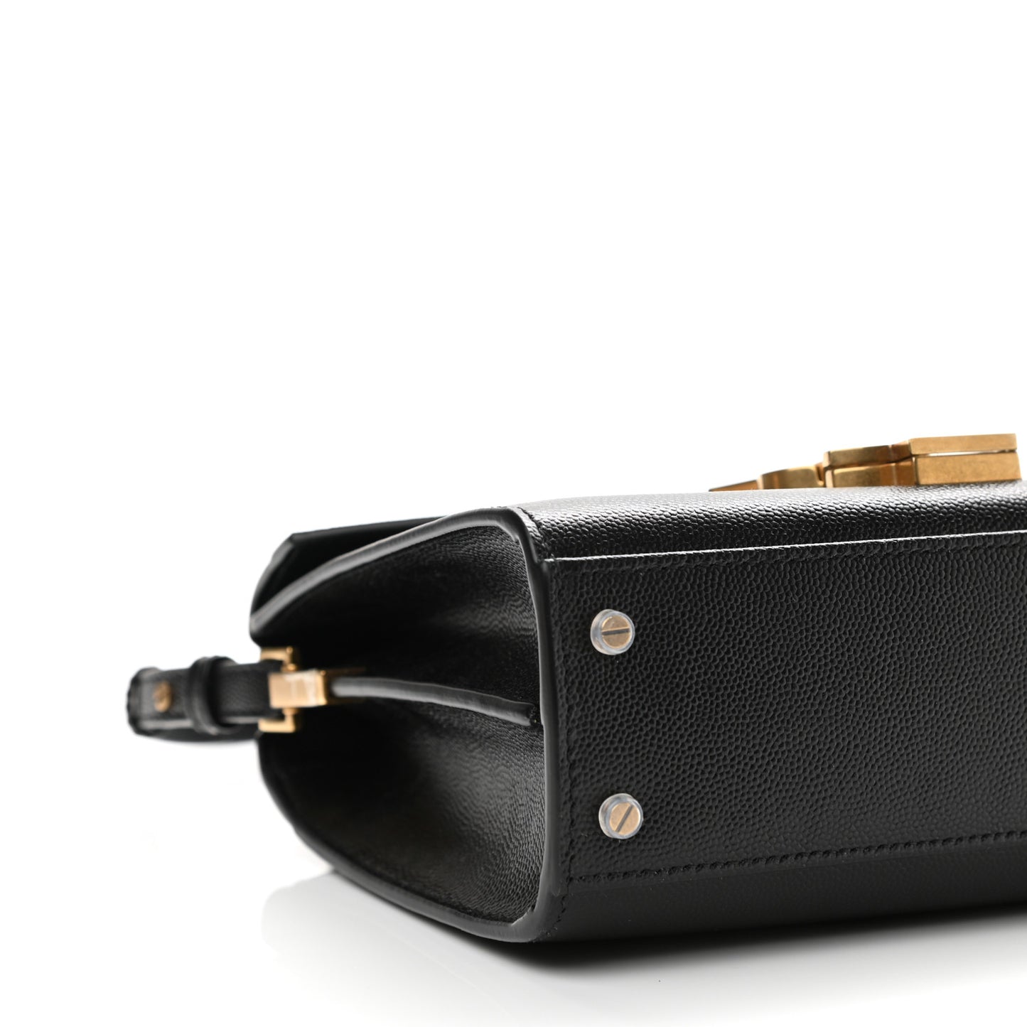 Grain de Poudre Mini Classic Monogram Cassandra Top Handle Black