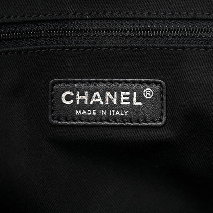 Chanel Woven Straw Raffia Small Deauville Tote Grey 5 of 10