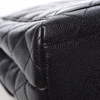 Chanel Caviar Quilted Jumbo Kelly Flap Black 14 of 17