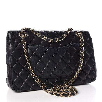 Chanel Lambskin Quilted Medium Double Flap Black 3 of 20