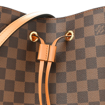 Louis Vuitton Damier Ebene Neonoe MM Safran 8 of 11