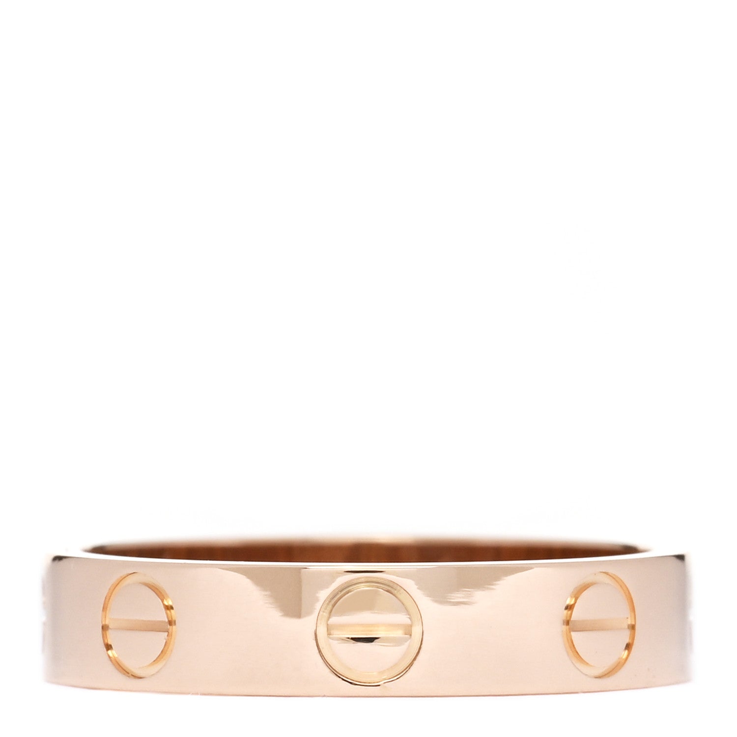 Cartier 18K Pink Gold 3.5mm LOVE Wedding Band Ring 49 5 3 of 5