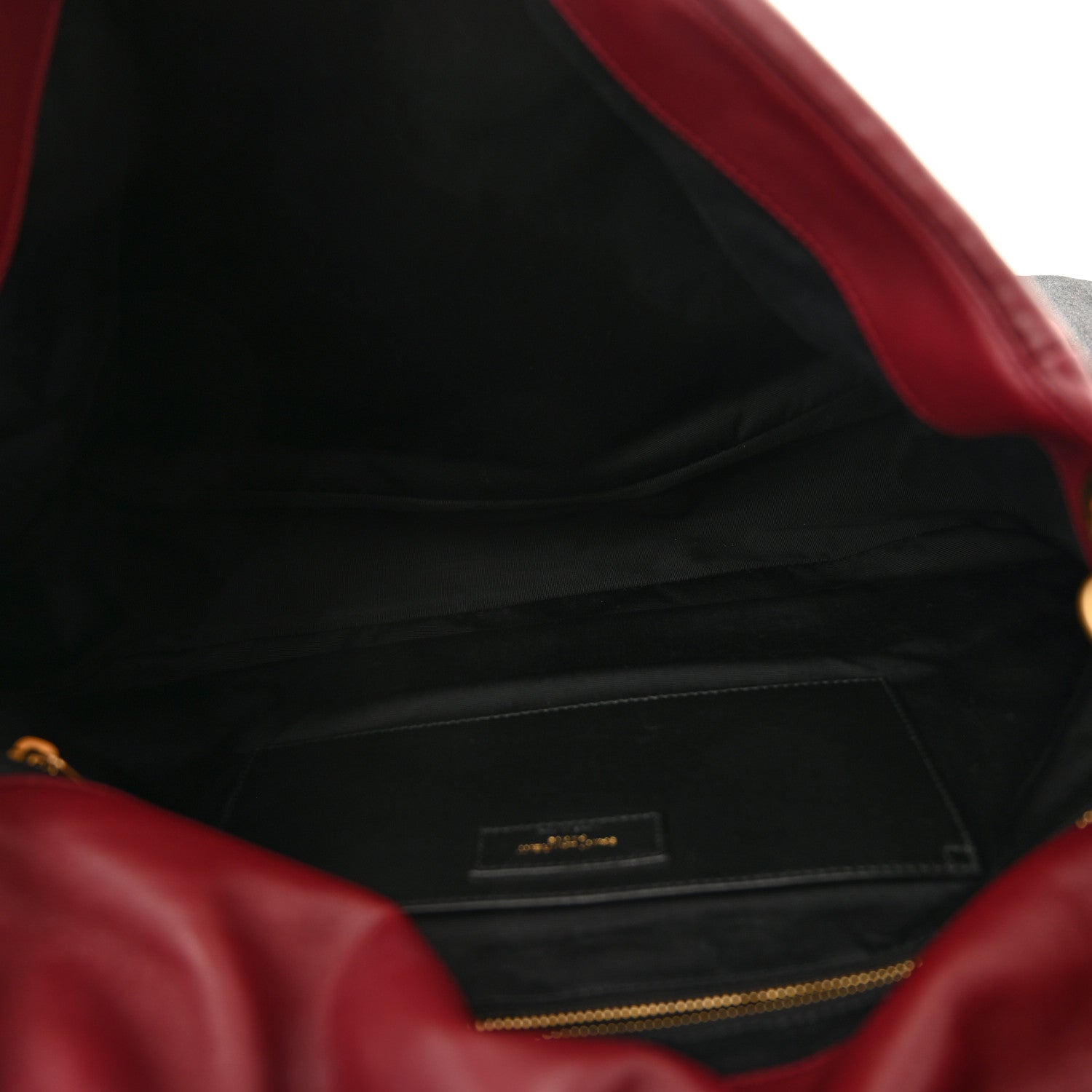 Saint Laurent Lambskin Matelasse Monogram Large Jamie 4.3 New Dark Bordeaux 5 of 10