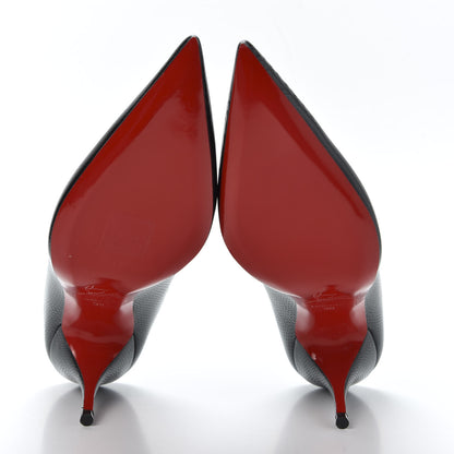 Christian Louboutin Calfskin Zarli Quart 80 Mules 38 Black 7 of 8