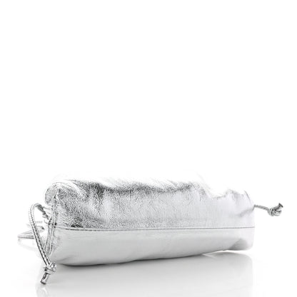 Bottega Veneta Metallic Calfskin The Mini Pouch Silver 4 of 10