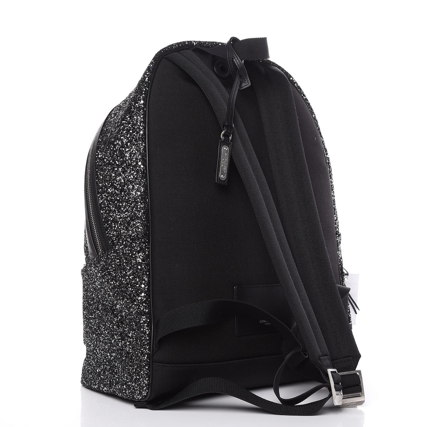 Glitter Canvas City Backpack Gun Metal