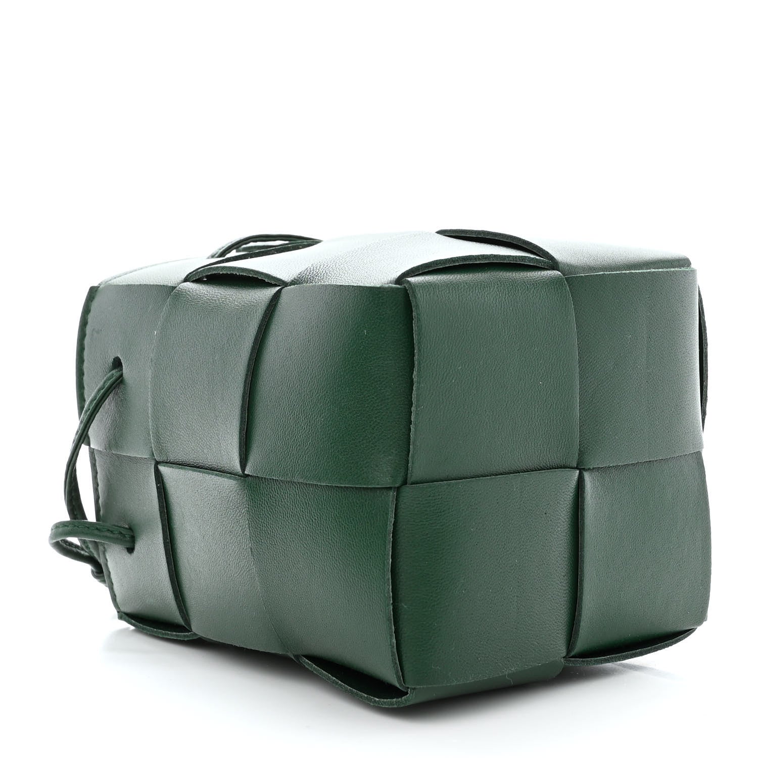 Bottega Veneta Nappa Maxi Intrecciato Mini Cassette Bucket Bag Raintree 4 of 9