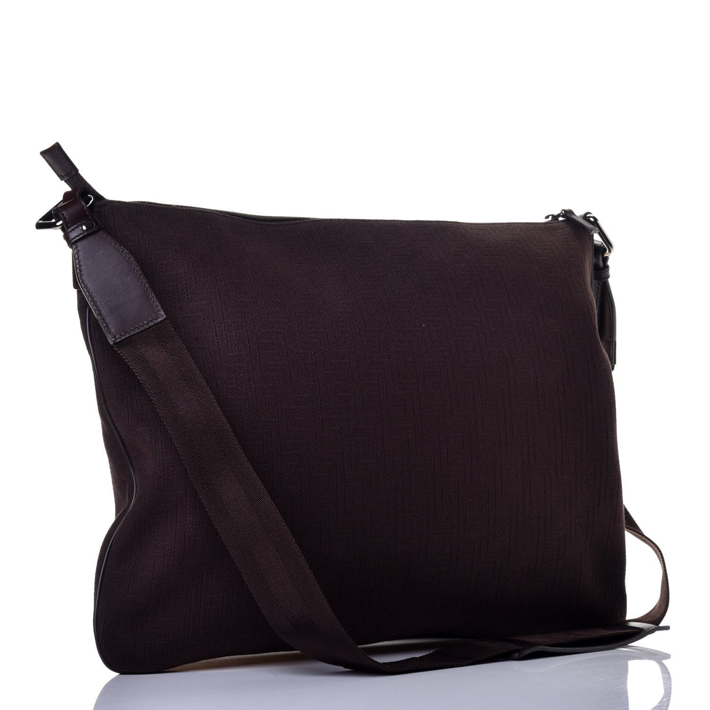 Canvas Messenger Bag Dark Brown