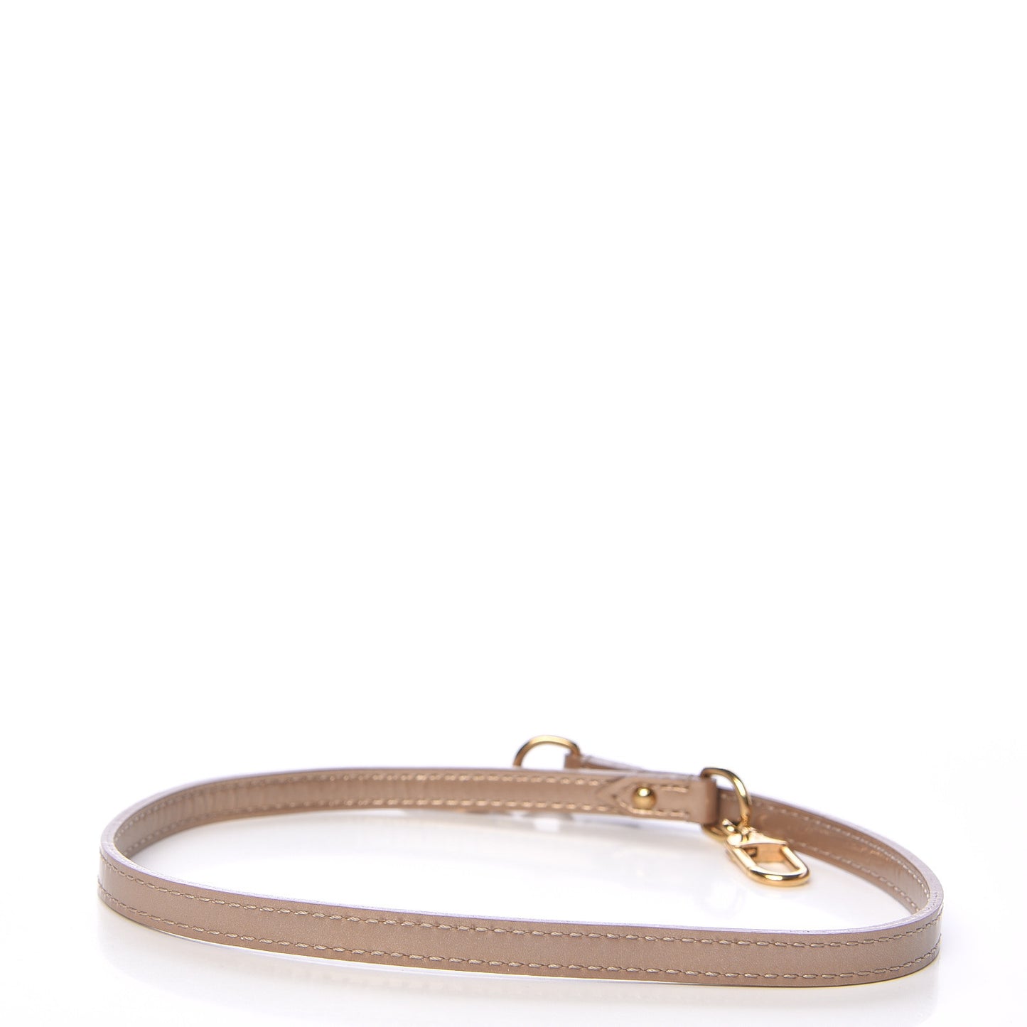 Patent Short Strap Beige Poudre