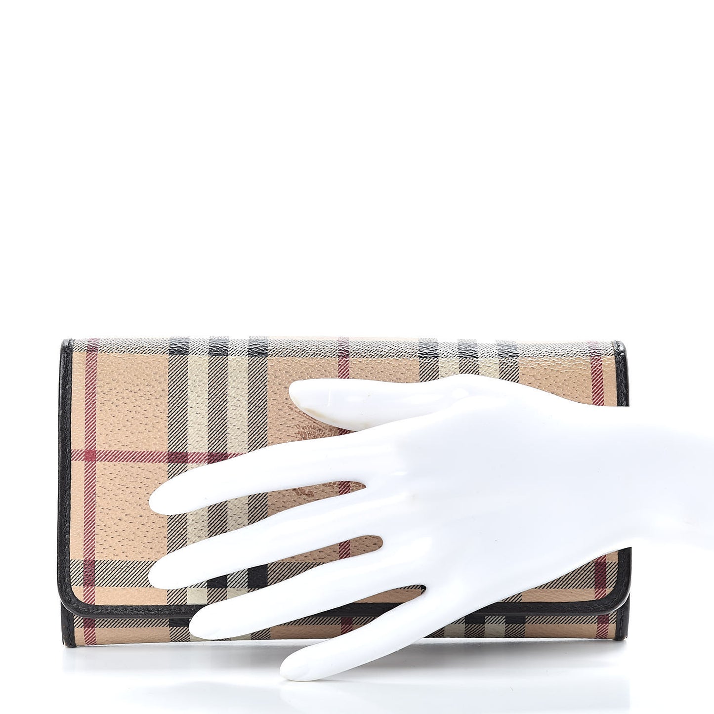 Haymarket Check Penrose Continental Wallet Chocolate