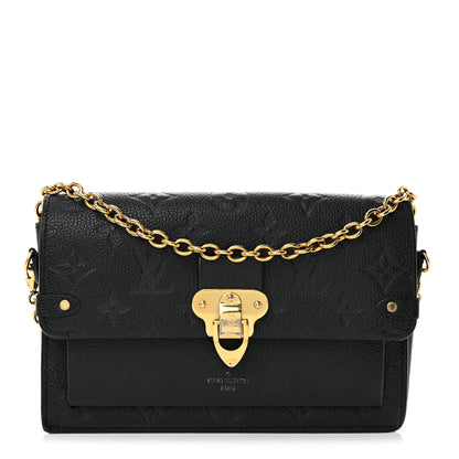 Louis Vuitton Empreinte Vavin Chain Wallet Black 1 of 9