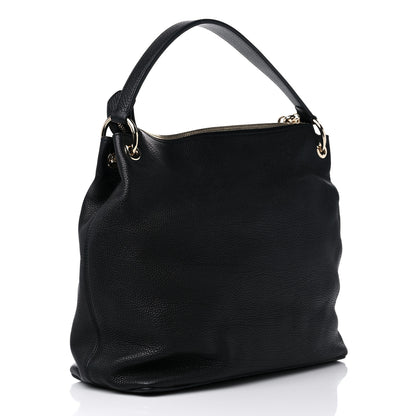 Gucci Pebbled Calfskin Large Soho Hobo Black 3 of 15