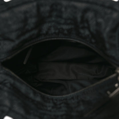 Prada Tessuto Nylon Jacquard Tote Black 5 of 8
