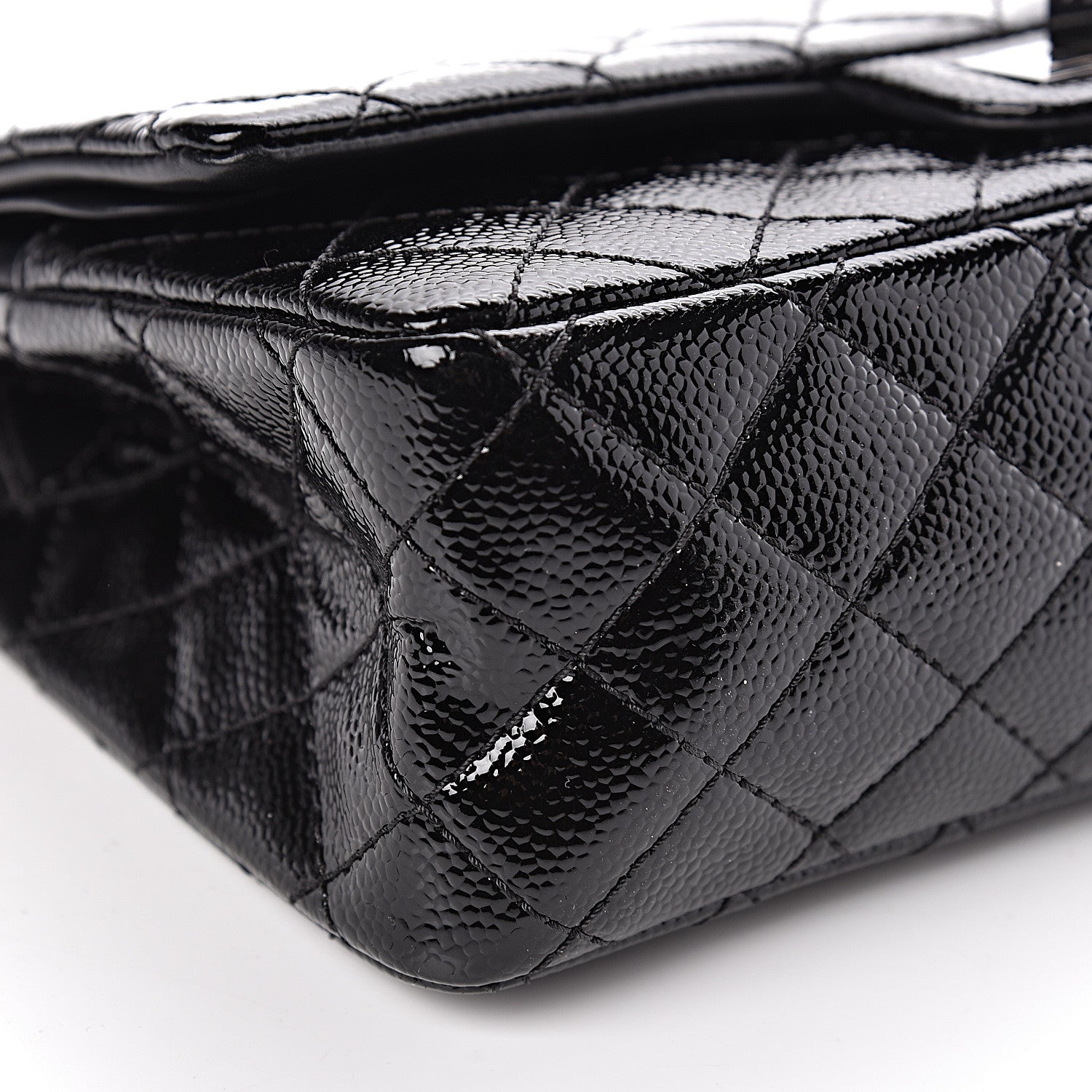 Chanel Patent Caviar Quilted 2.55 Reissue 225 Flap Black 9 of 10