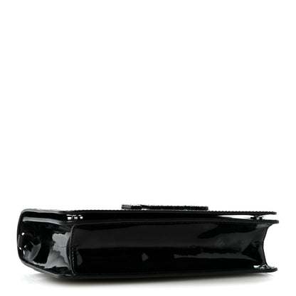 Miu Miu Vernice Crystal Wallet On Chain Black 4 of 13