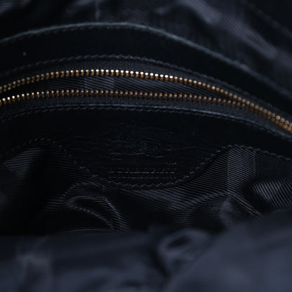 Burberry Calfskin Quilted Crossbody Bag Black 6 of 9