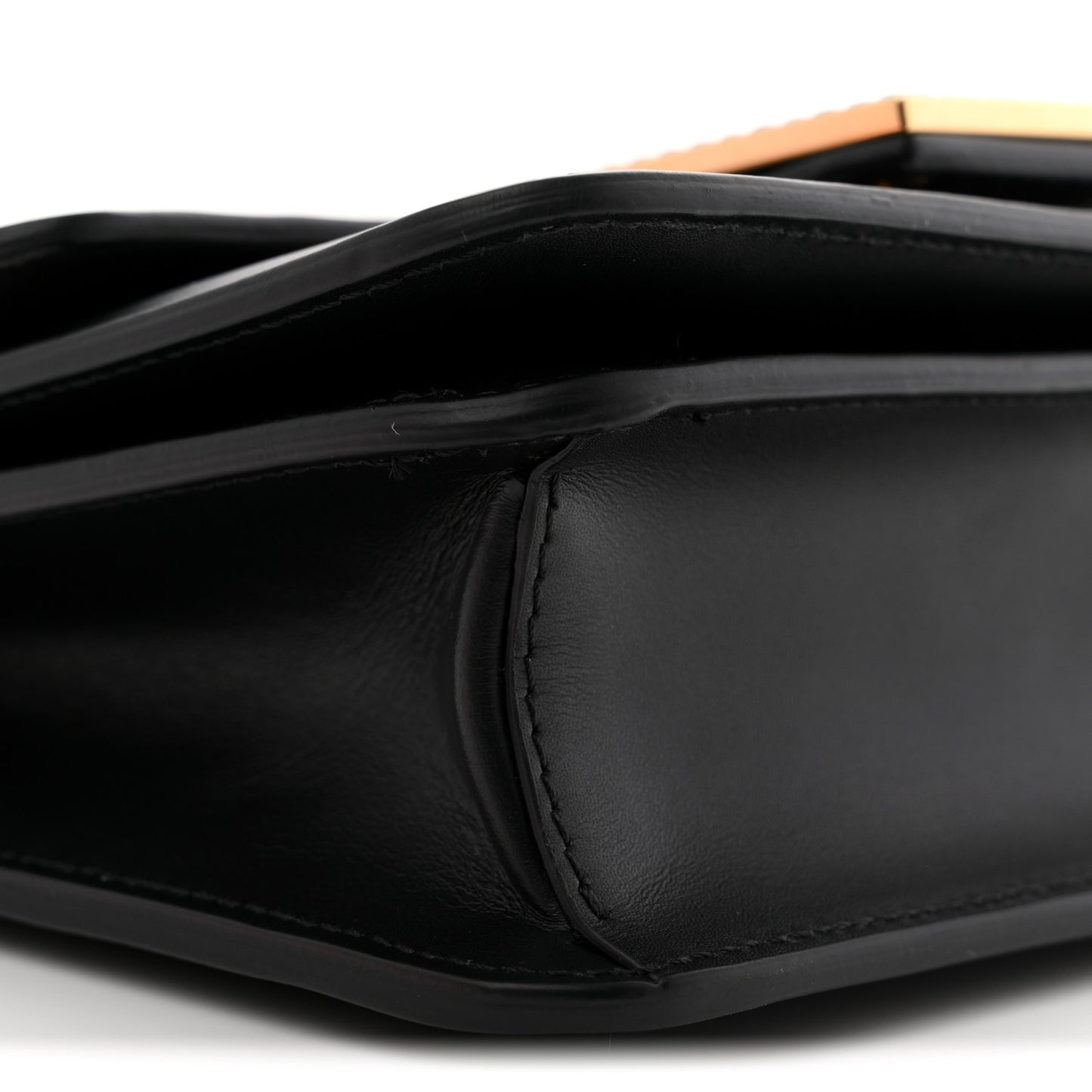 Vitello King Crystal Fab Crossbody Bag Black