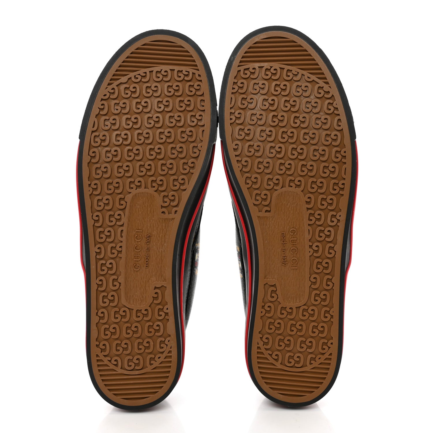 Gucci GG Supreme Monogram Tiger Face Mens 1977 Slip-On Sneakers 9 Black Multicolor 5 of 8