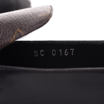 Louis Vuitton Calfskin Monogram Studded Loafers 39 Black 7 of 12