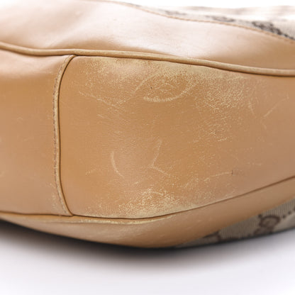 Gucci Monogram Large Bamboo Top Handle Bag Tan 16 of 19