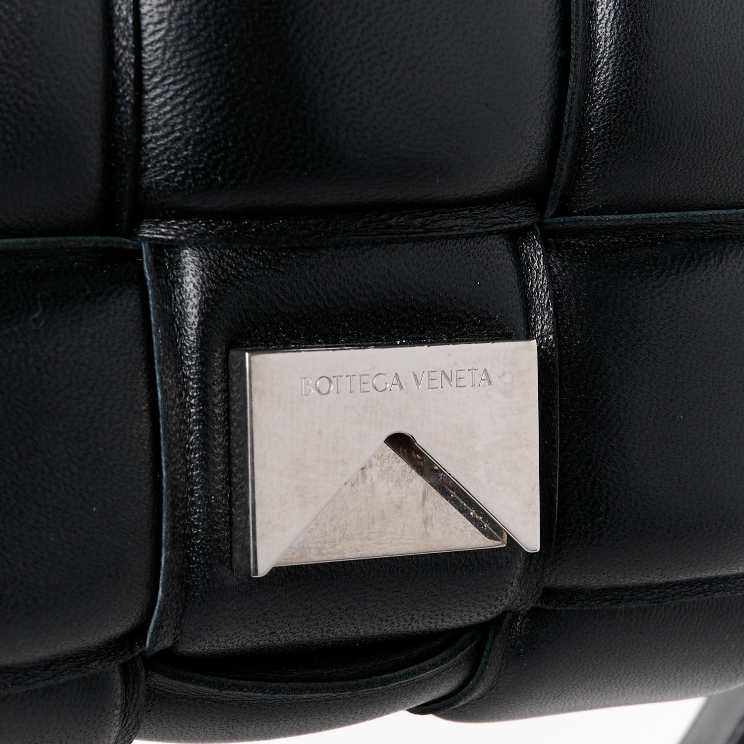 Bottega Veneta Nappa Maxi Intreccio Padded Cassette Crossbody Bag Black 9 of 12