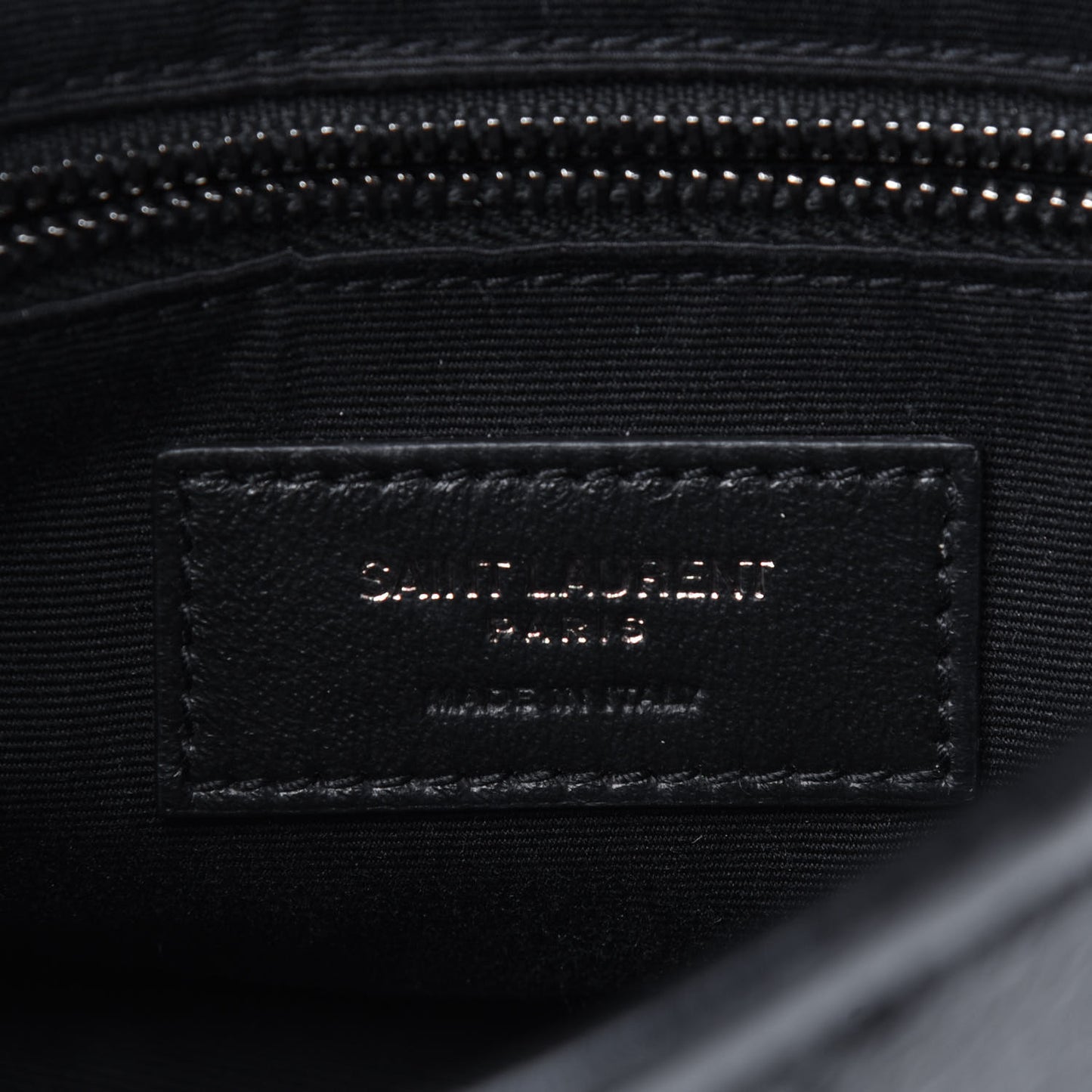 Crinkled Calfskin Matelasse Monogram Niki Chain Wallet Black