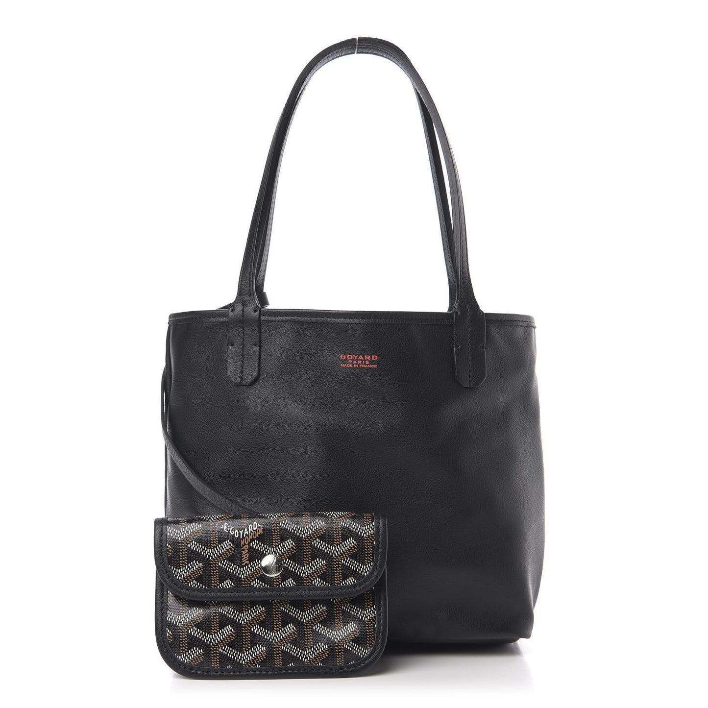 Goyardine Reversible Mini Anjou Black