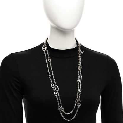 Hermes Sterling Silver Farandole Necklace 160 2 of 6