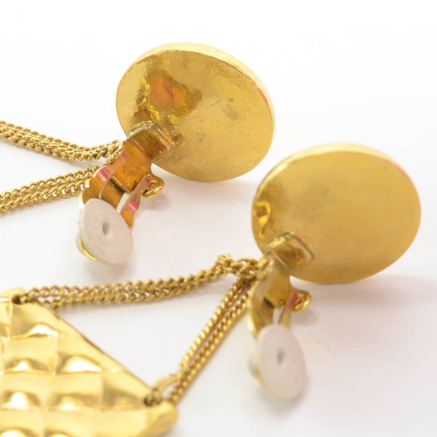 Chanel 2.55 Flap Clip On Earrings 3 of 4