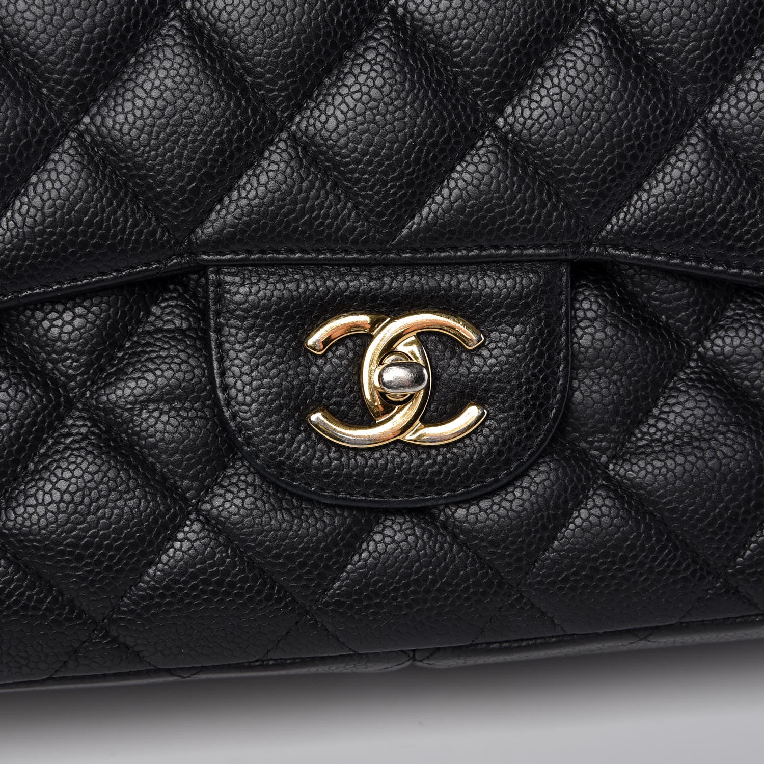 Chanel Caviar Quilted Jumbo Double Flap Black 11 of 11