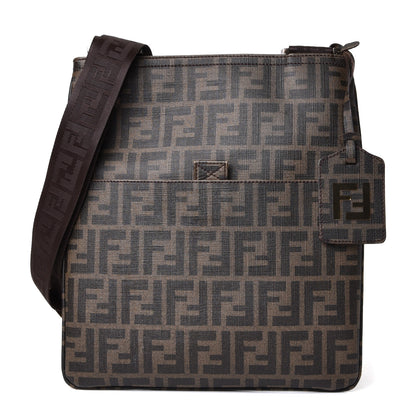 Fendi Zucca Spalmati Messenger Bag Tobacco 1 of 10