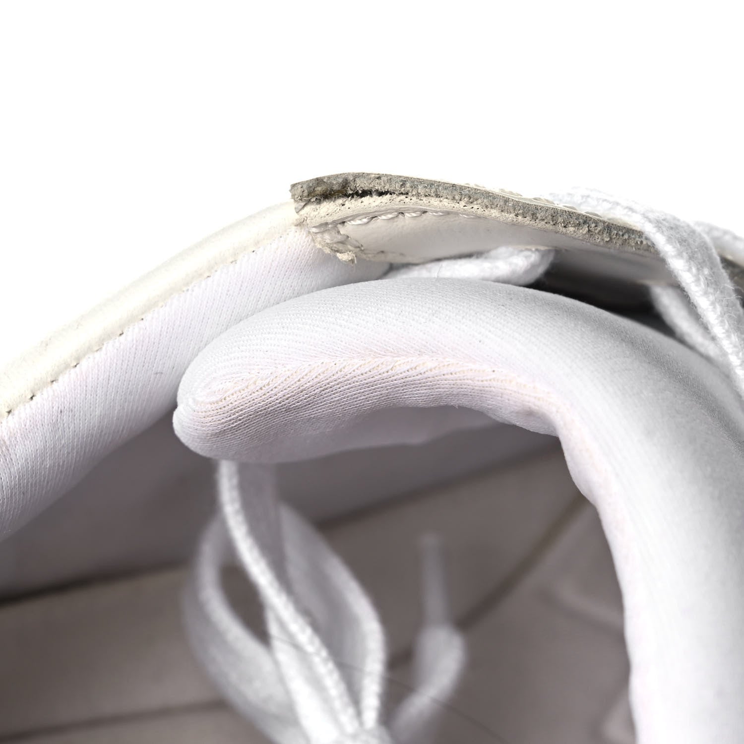 Chanel Suede Calfskin Fabric CC Sneakers 38.5 White 10 of 11