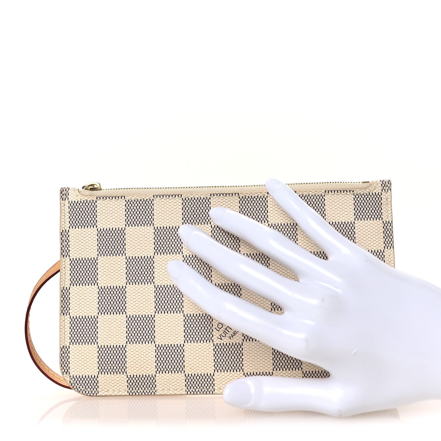 Louis Vuitton Damier Azur Neverfull PM Pochette 2 of 7