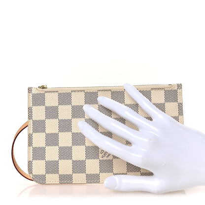Louis Vuitton Damier Azur Neverfull PM Pochette 2 of 7