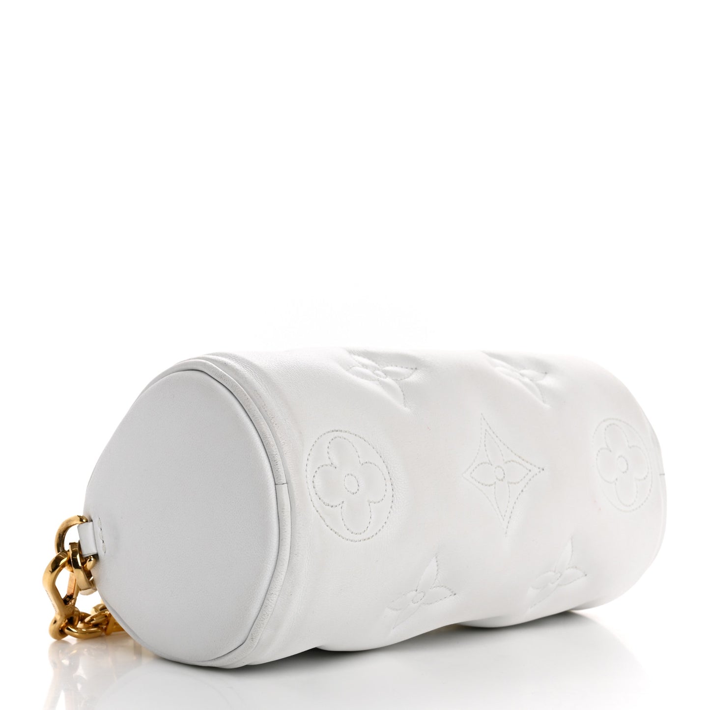 Calfskin Bubblegram Papillon BB Snow White