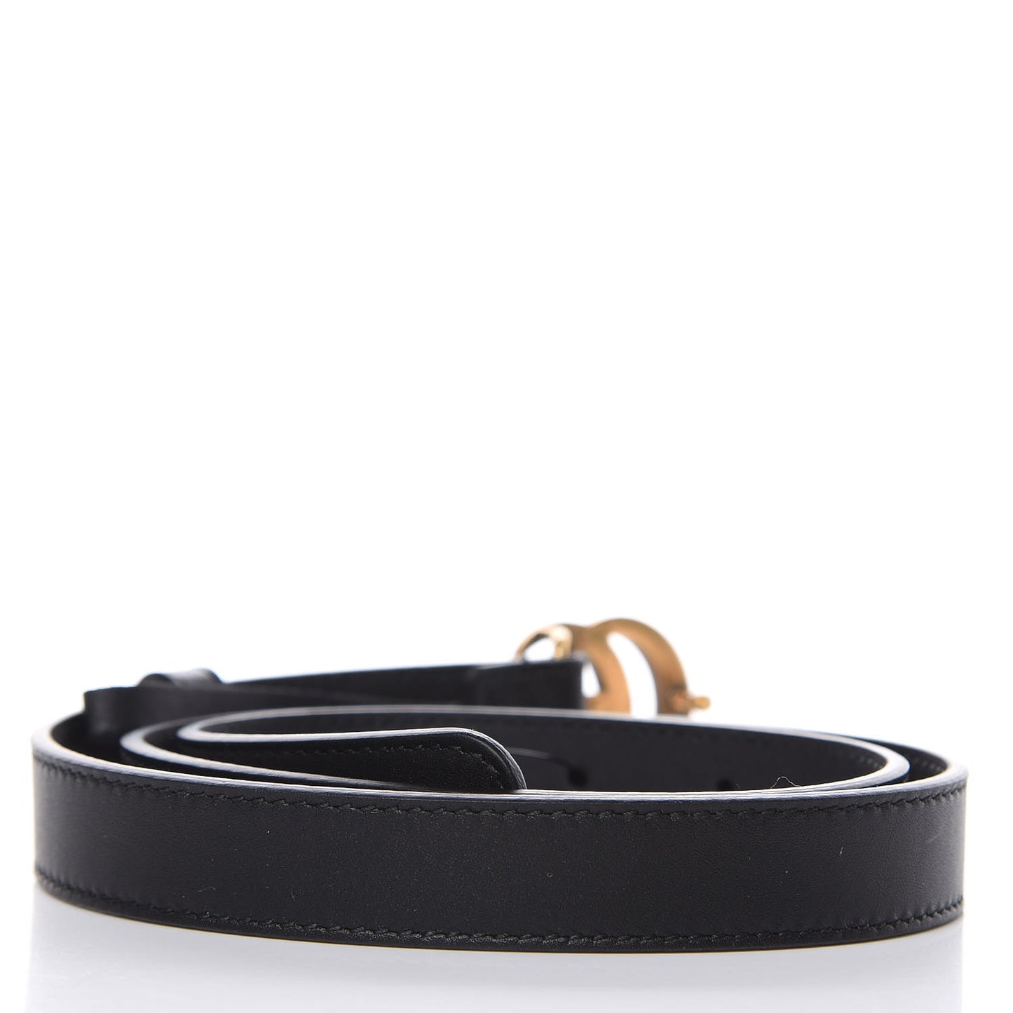Calfskin Double G 20mm Belt 70 28 Black