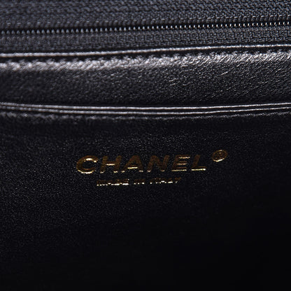 Chanel Caviar Quilted Jumbo Kelly Flap Black 6 of 7
