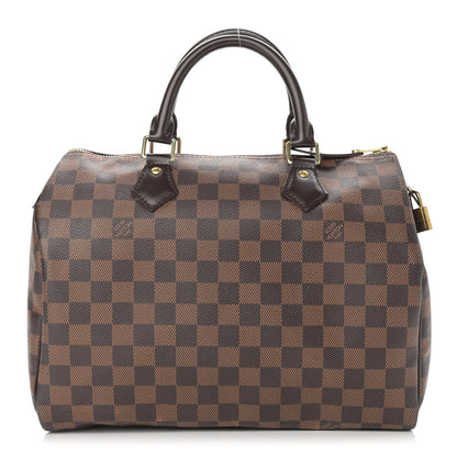 Louis Vuitton Damier Ebene Speedy 30 1 of 11