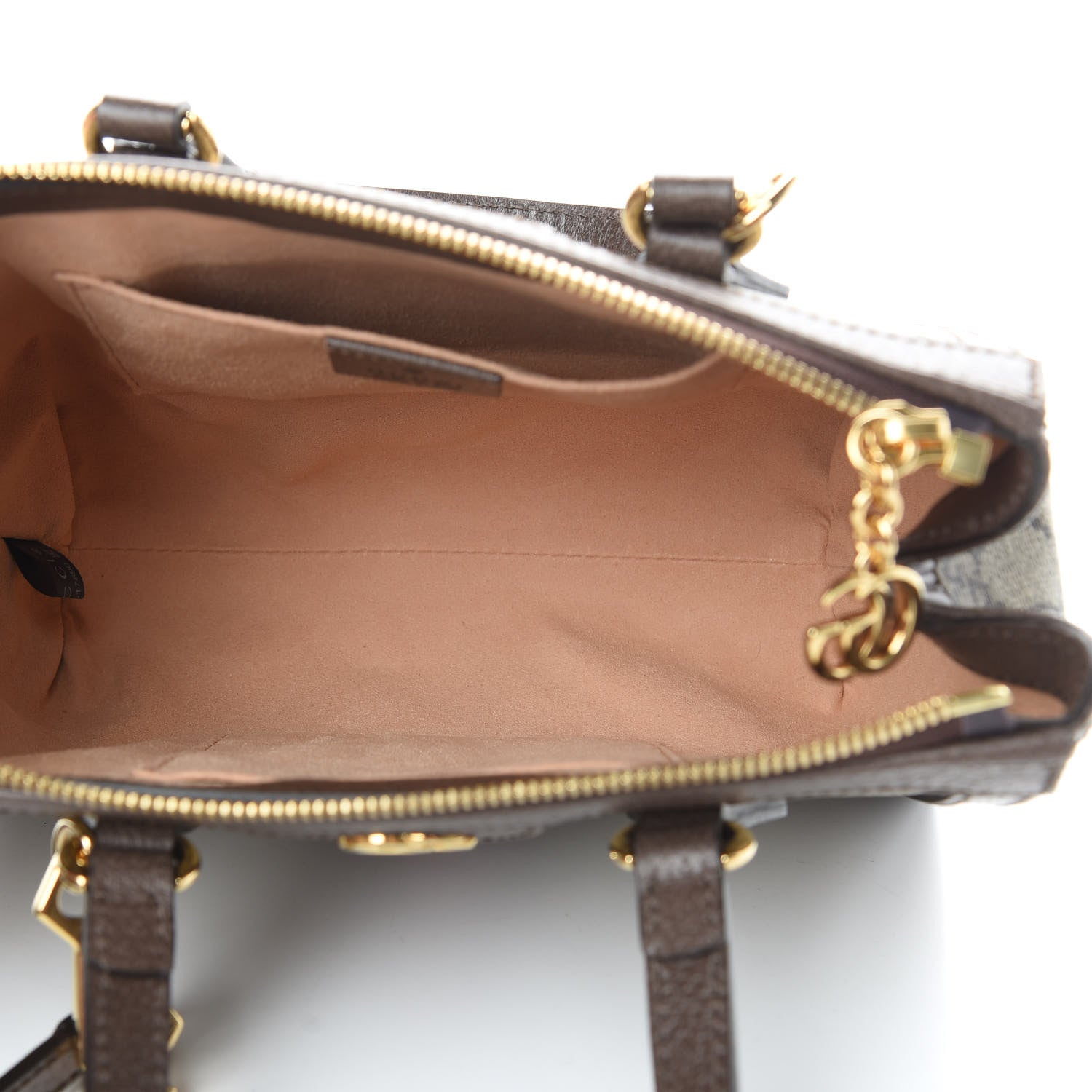 Gucci GG Supreme Monogram Small Ophidia Tote Bag Brown 5 of 12